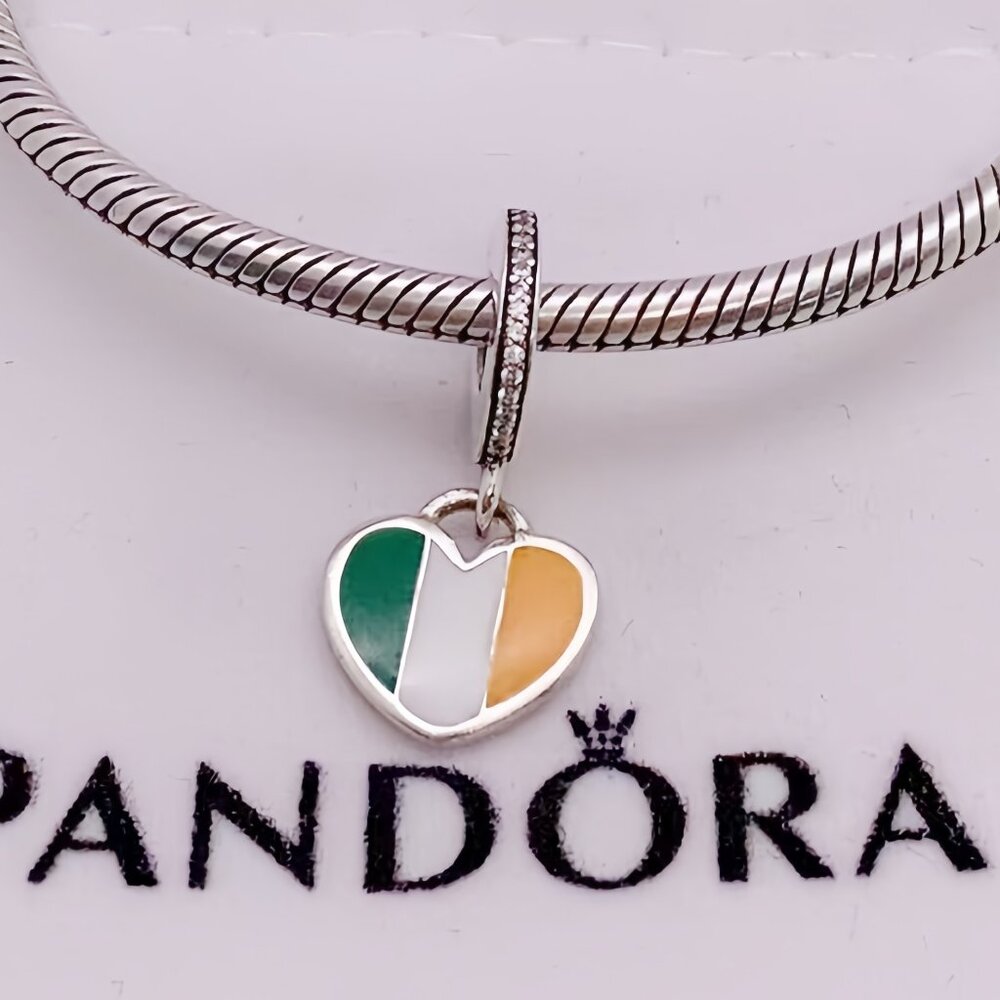 Pandora Ireland Flag Exclusive Charm Pendant